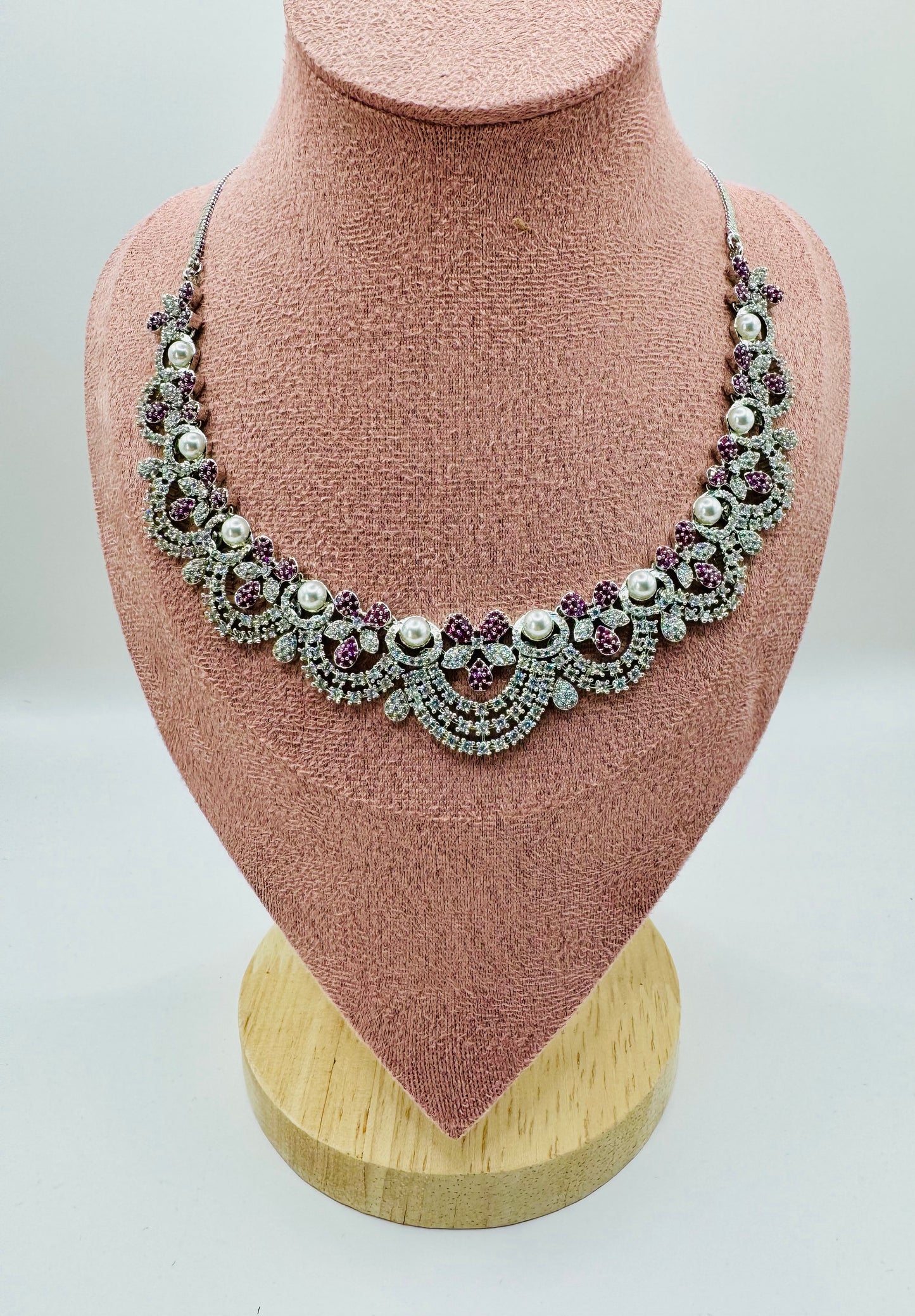 Cubic Zirconia & Pearl Fusion Jewelry Design