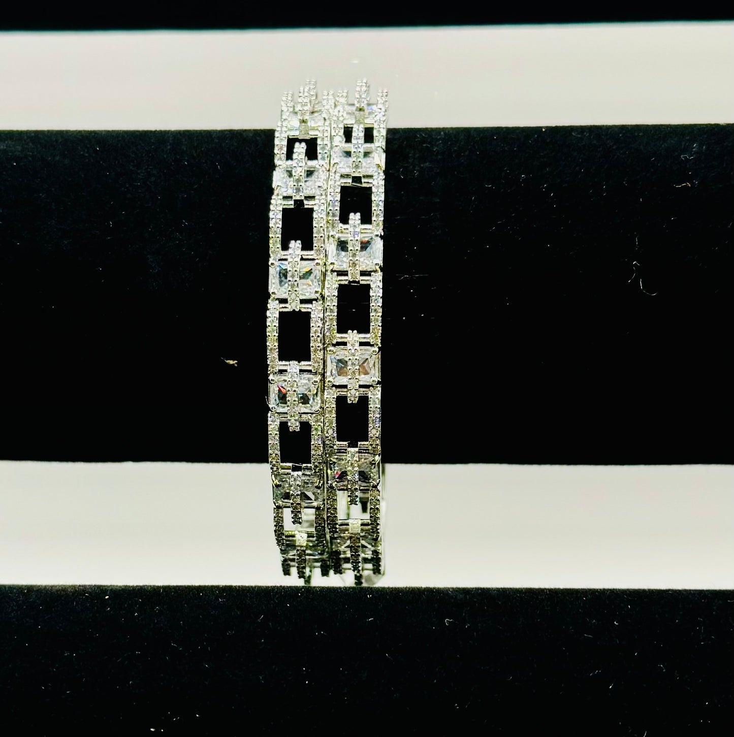 Bangles in Cubic Zirconia size 2.8