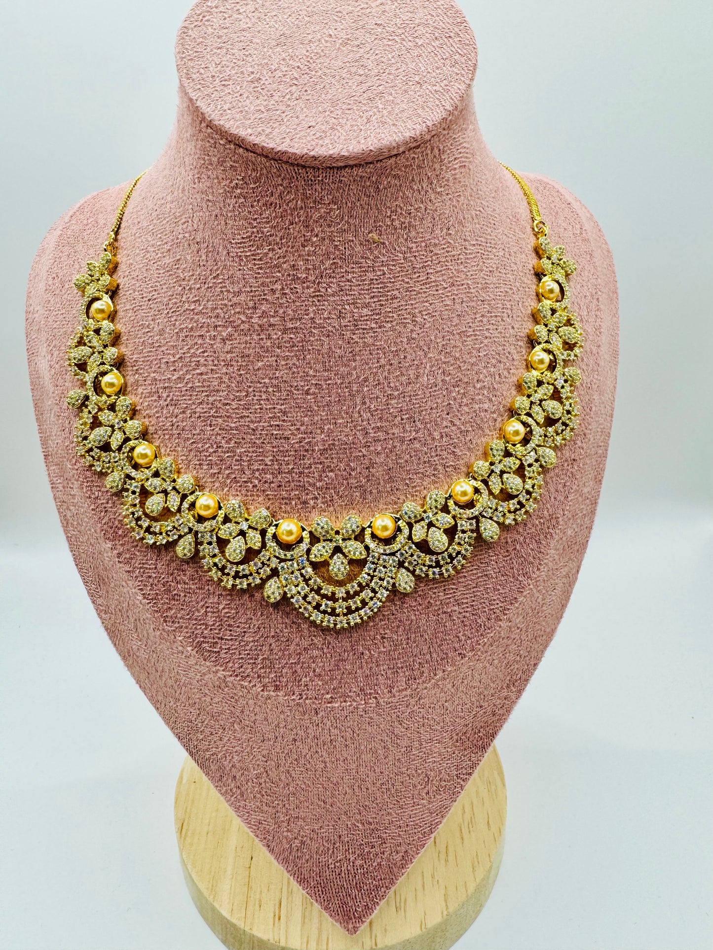 Cubic Zirconia & Pearl Fusion Jewelry Design