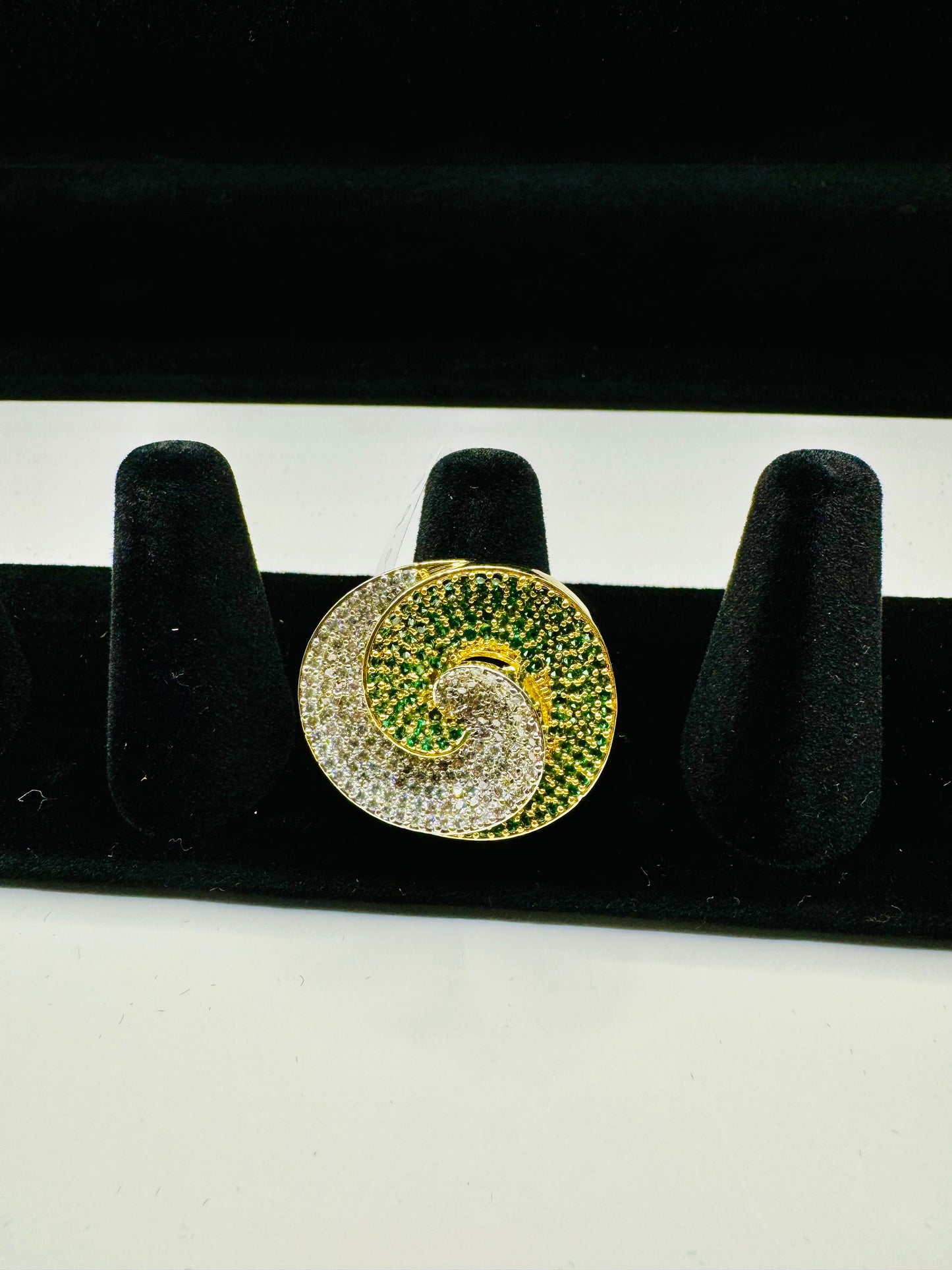 Adjustable CZ Fashion Rings
