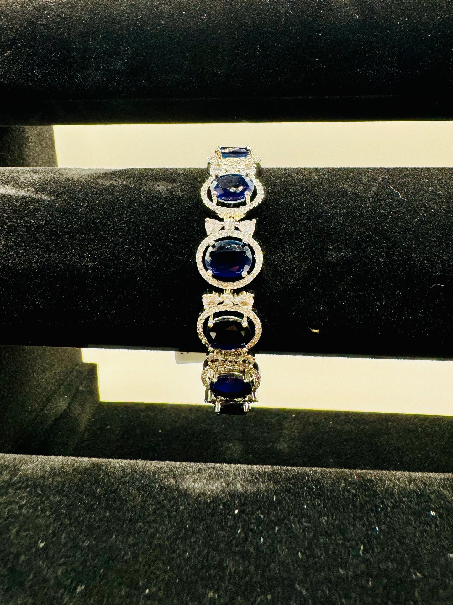 Cubic Zirconia Cuff Bracelet