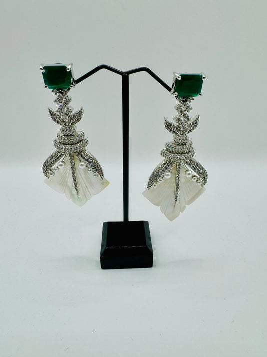 Designer Handmade CZ Earrings