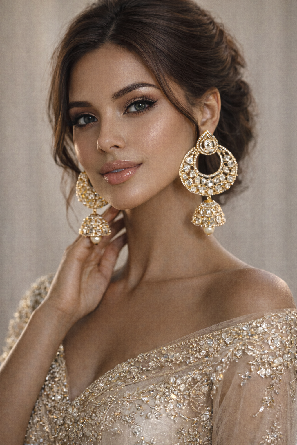 Indian Style Jhumka Earrings