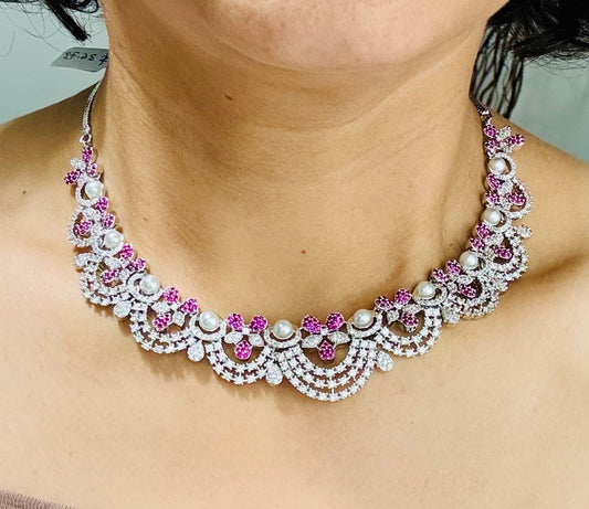 Cubic Zirconia & Pearl Fusion Jewelry Design