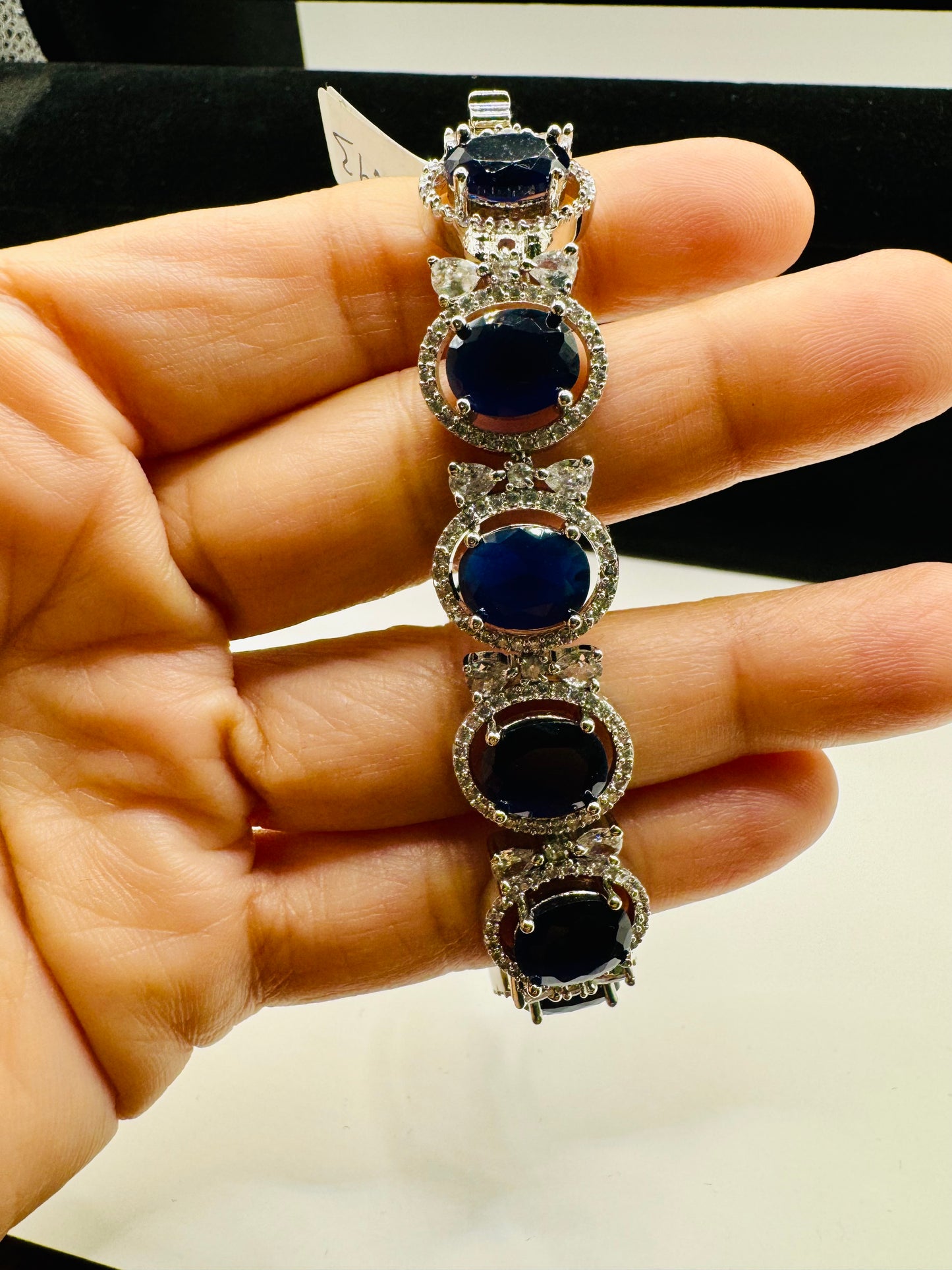 Cubic Zirconia Cuff Bracelet