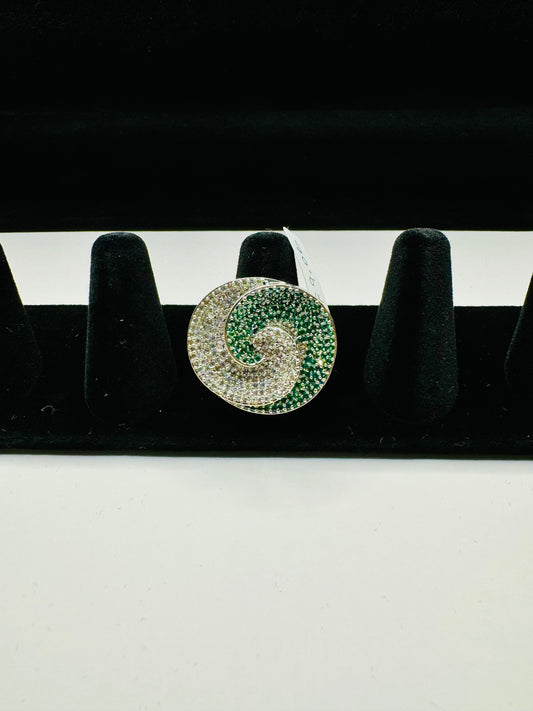 Adjustable CZ Fashion Rings