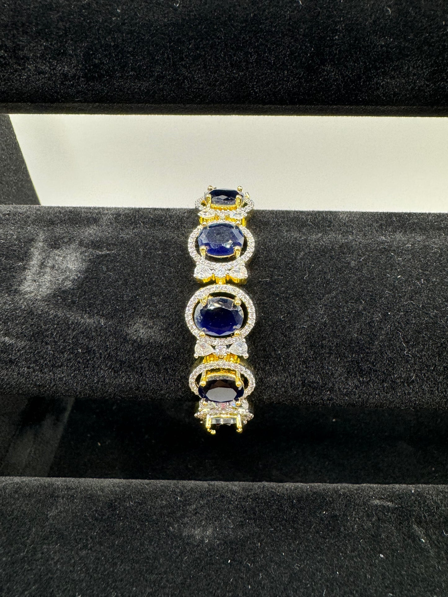 Cubic Zirconia Cuff Bracelet