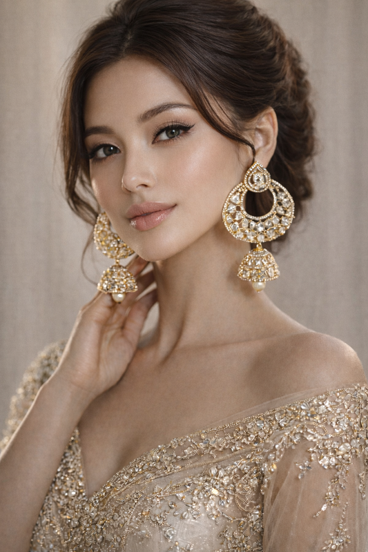 Indian Style Jhumka Earrings